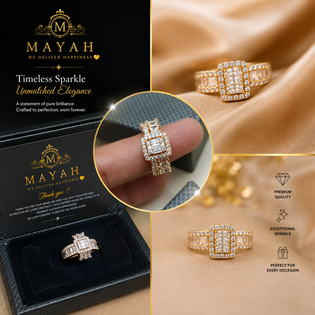 Premium Zircon Ring,#031 adjustable sizes
