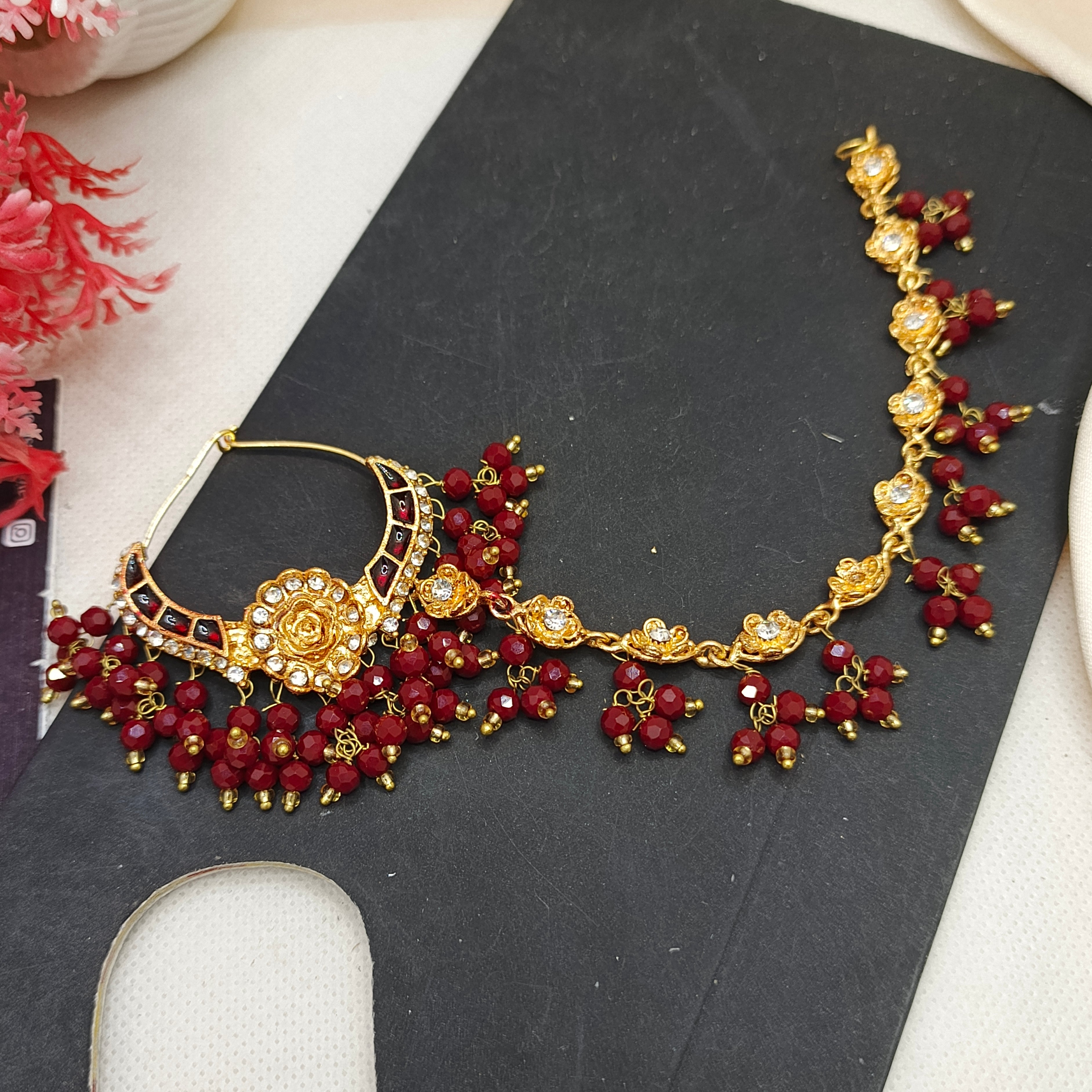 Indian Mena Style Natt(Red)