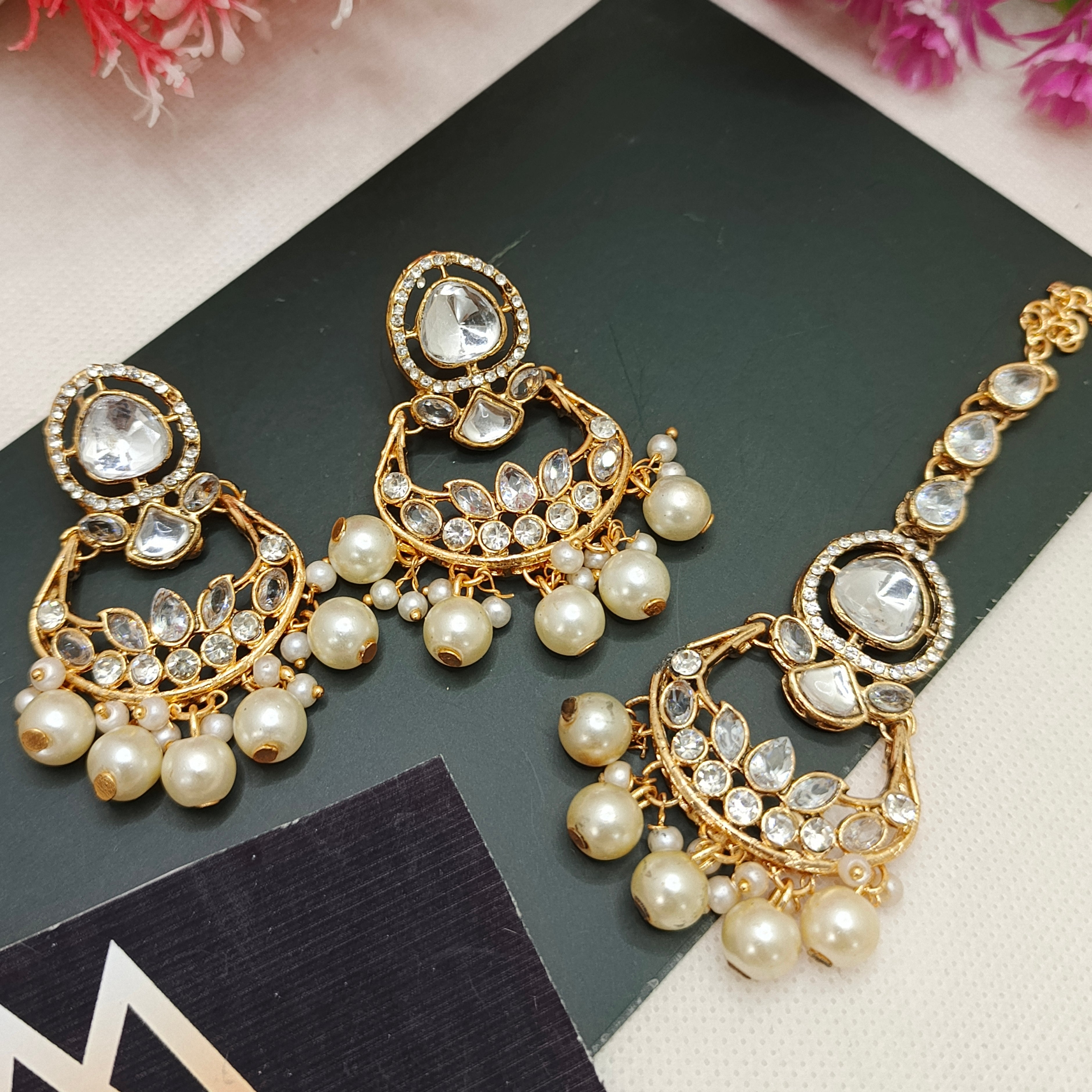 Earrings and Teeka set