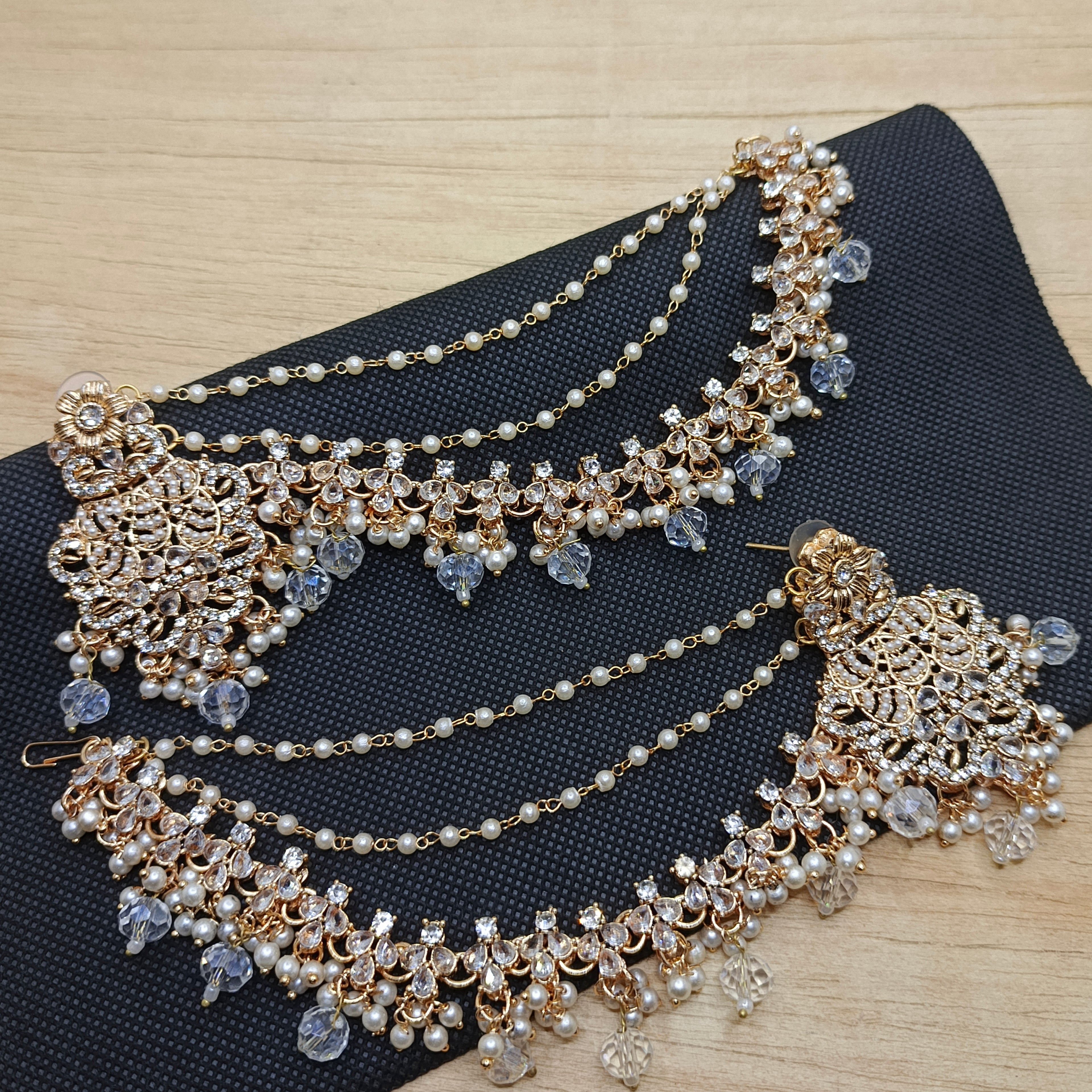 New design earrings with sahare