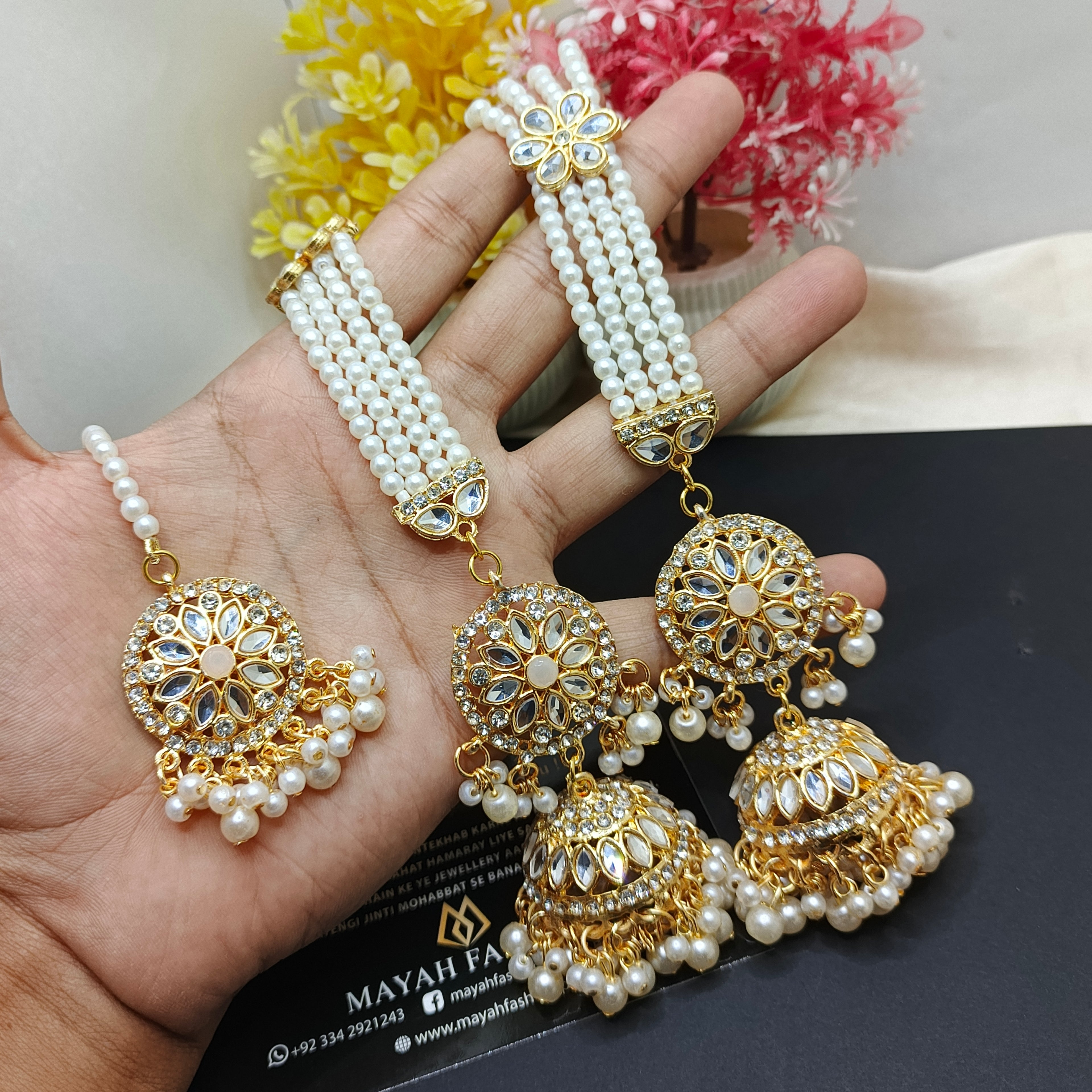 Sahare Jhumka with Teeka