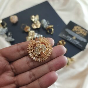 adjustable zircon ring