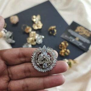 adjustable zircon ring