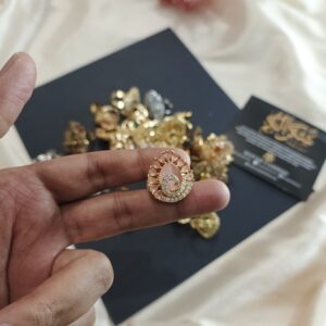 adjustable zircon ring